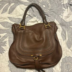 Authentic Chloe bag, brown with gold hardware, EUC 🤎